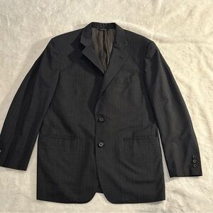 BROOKS BROTHERS Brooksease Blazer Mens 44 Regular Gray Wool Vintage USA Jacket
